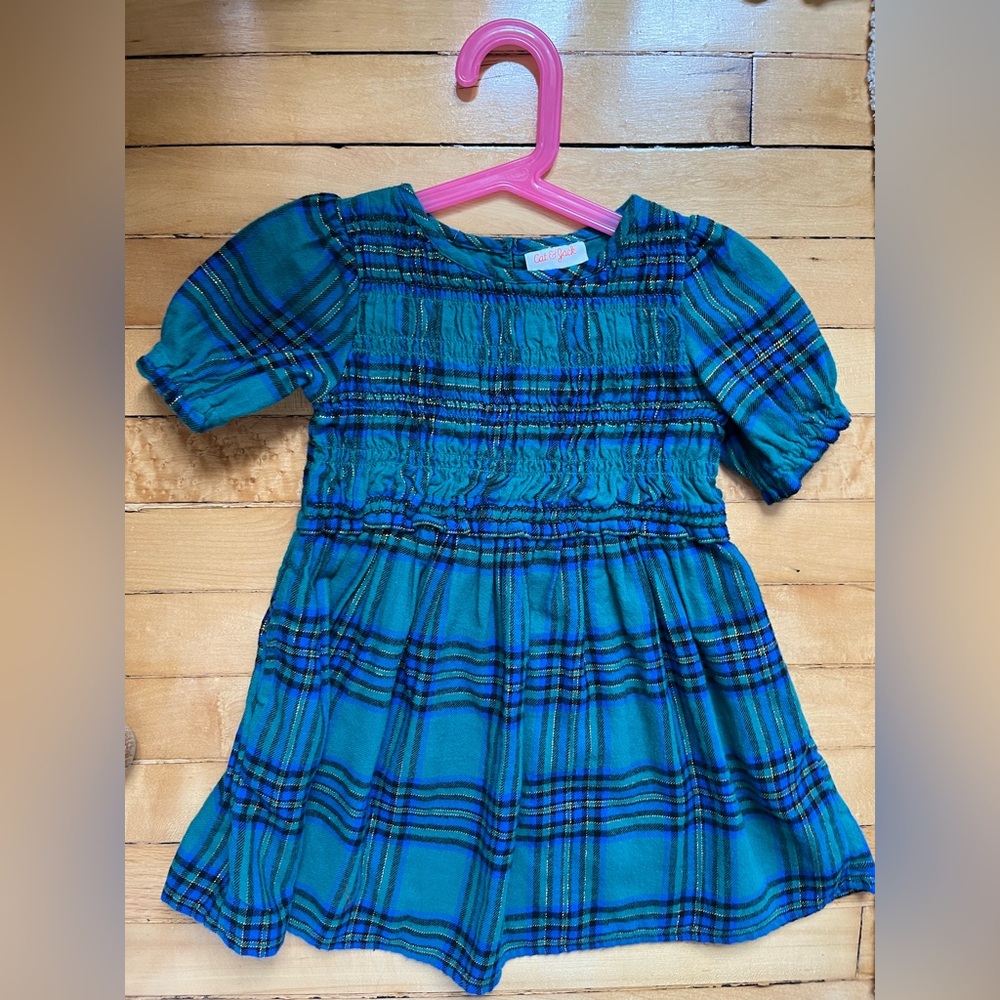 Cat & Jack holiday dress in plaid